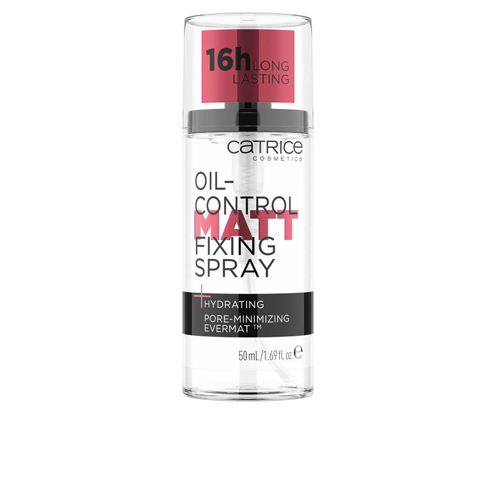 50 ml mattifying oil‑control fixing spray bottle, Unisex, sleek mist spray
