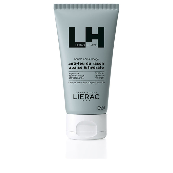 75 ml tube of lightweight after-shave balm, soothing post-shave cream