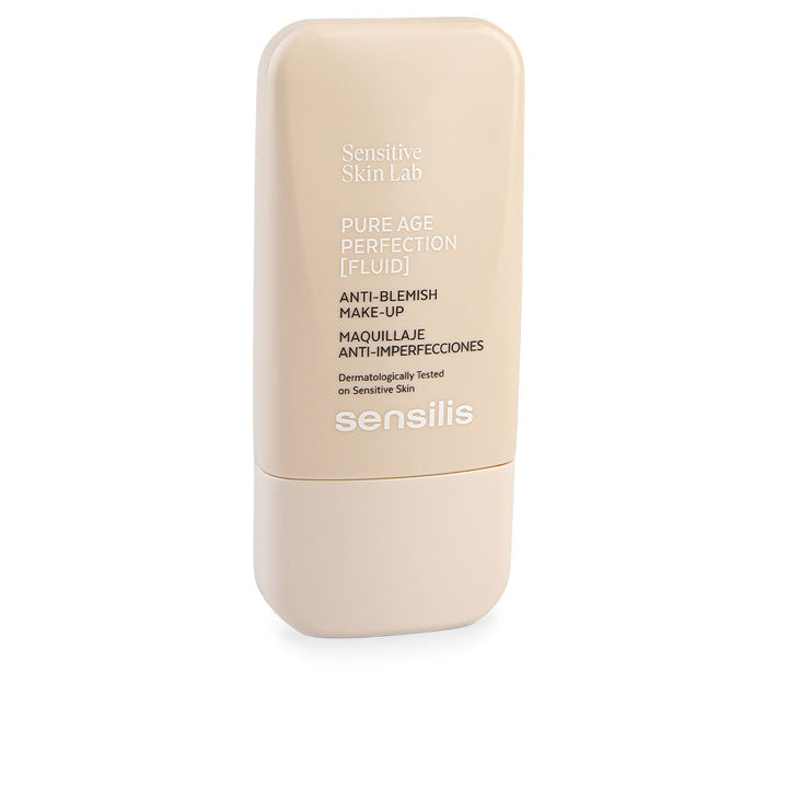 30 ml beige-rosé anti-blemish foundation bottle, mattifying finish