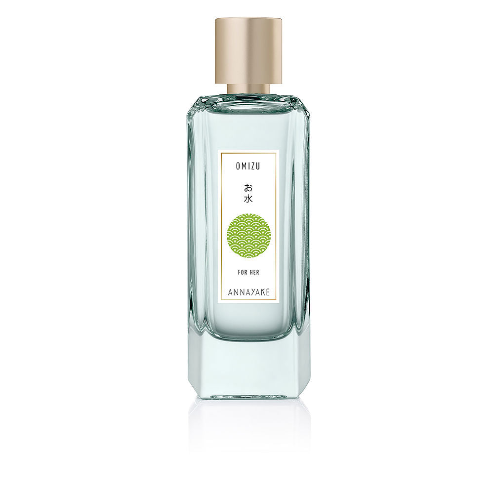 Clear glass 100 ml eau de parfum bottle, woody-floral scent for Women