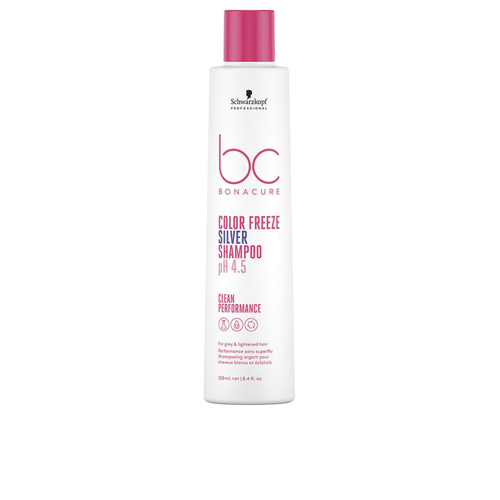 250 ml silver-pigmented shampoo bottle for white and bleached Unisex hair