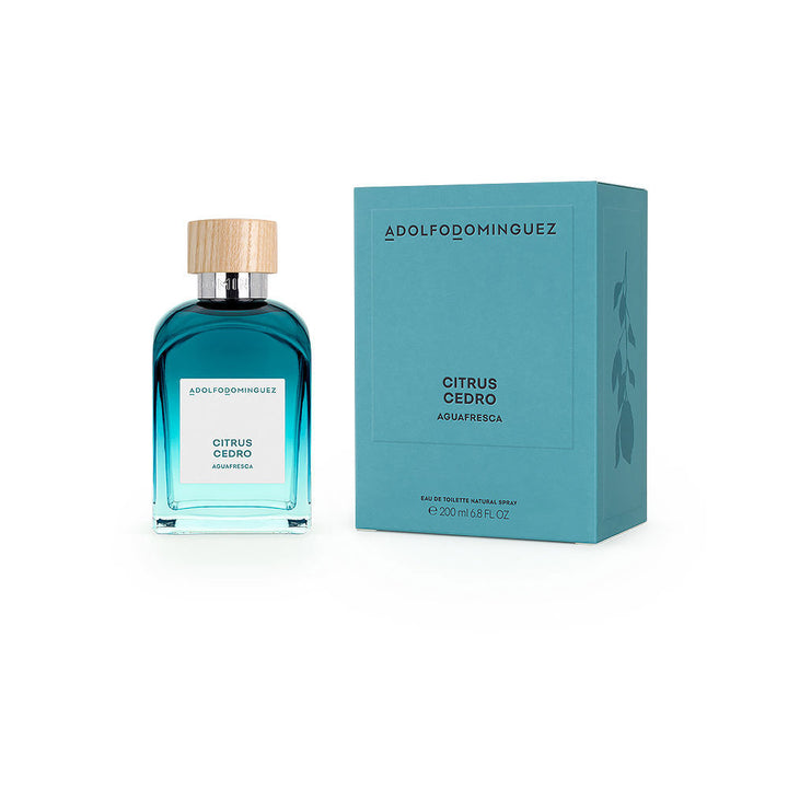 200 ml citrus-aromatic Eau de Toilette bottle; grapefruit, cedar, mint notes