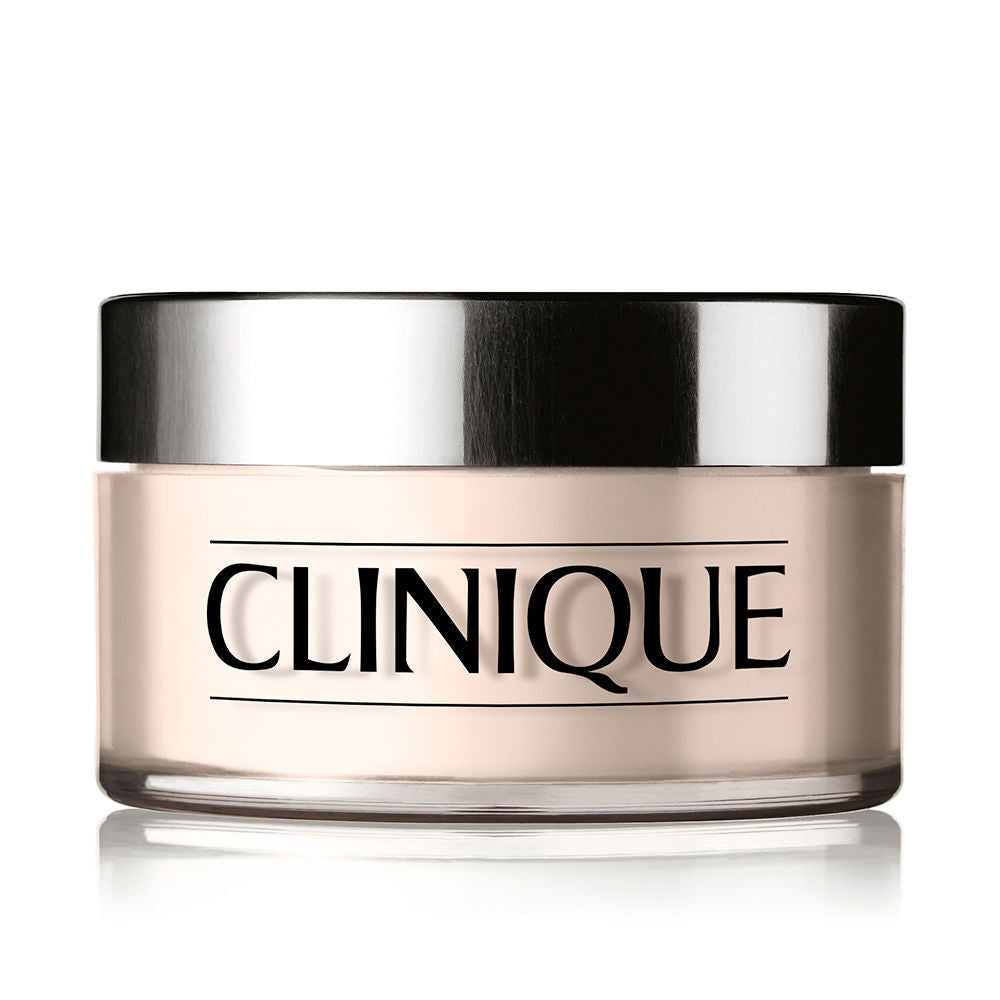 Small jar of loose translucent setting powder, 35 g, lightweight matte finish