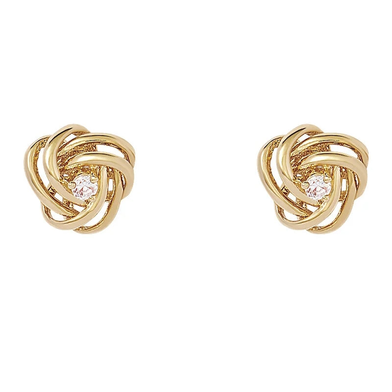 Timeless Clarity Crystal Studs