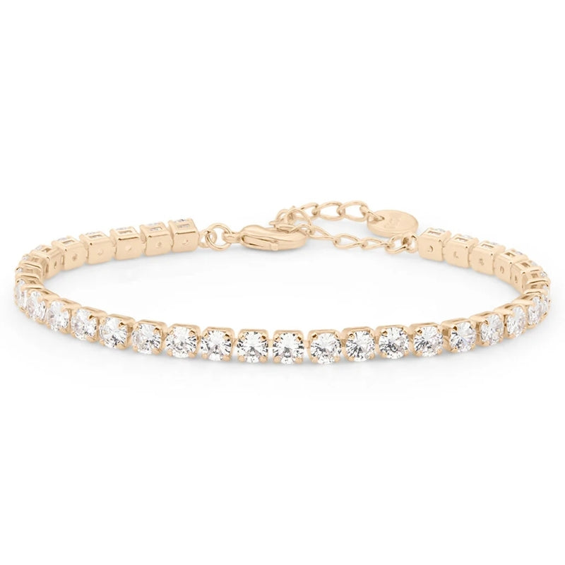 Radiant Classic Tennis Bracelet with Diamond Sparkle