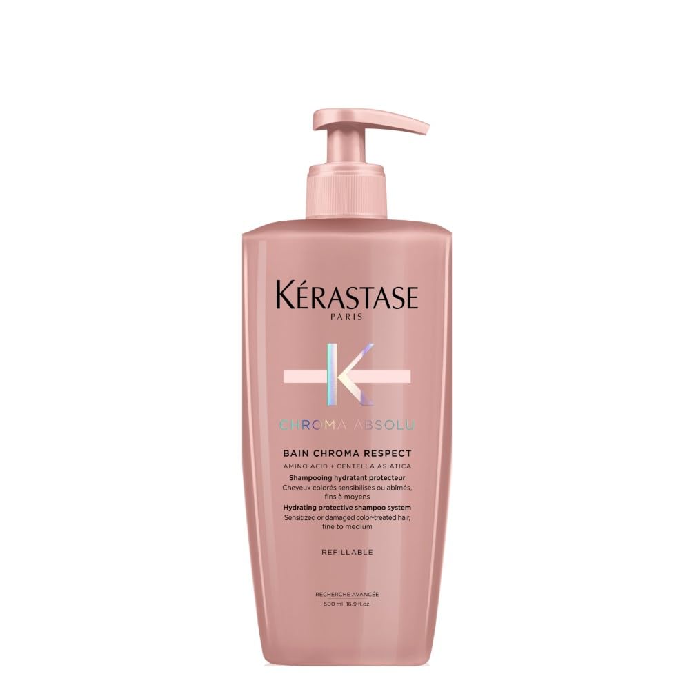 500 ml bottle of hydrating shampoo for colour-treated, sensitised hair