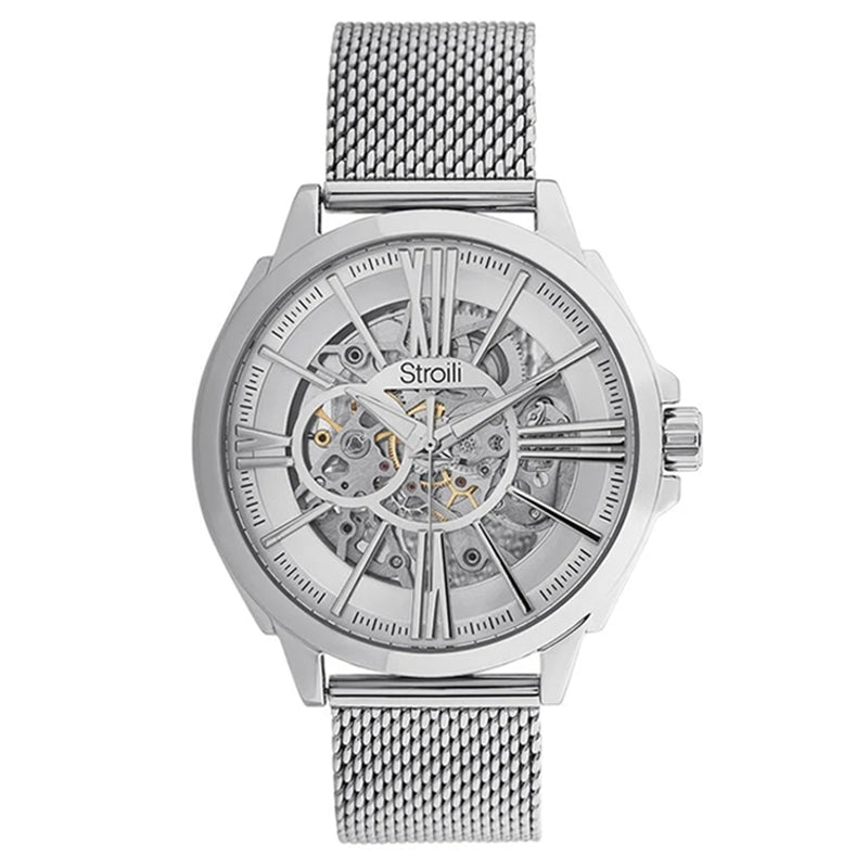 Timeless Precision Skeleton Mesh Watch