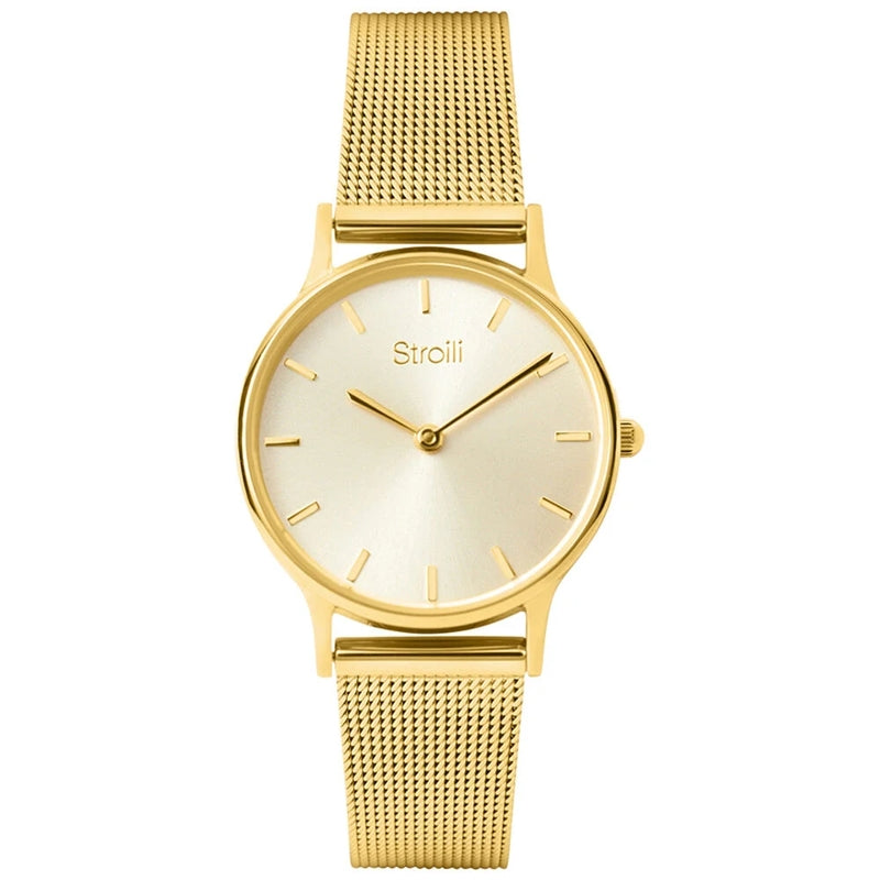 Timeless Gold Mesh Elegance