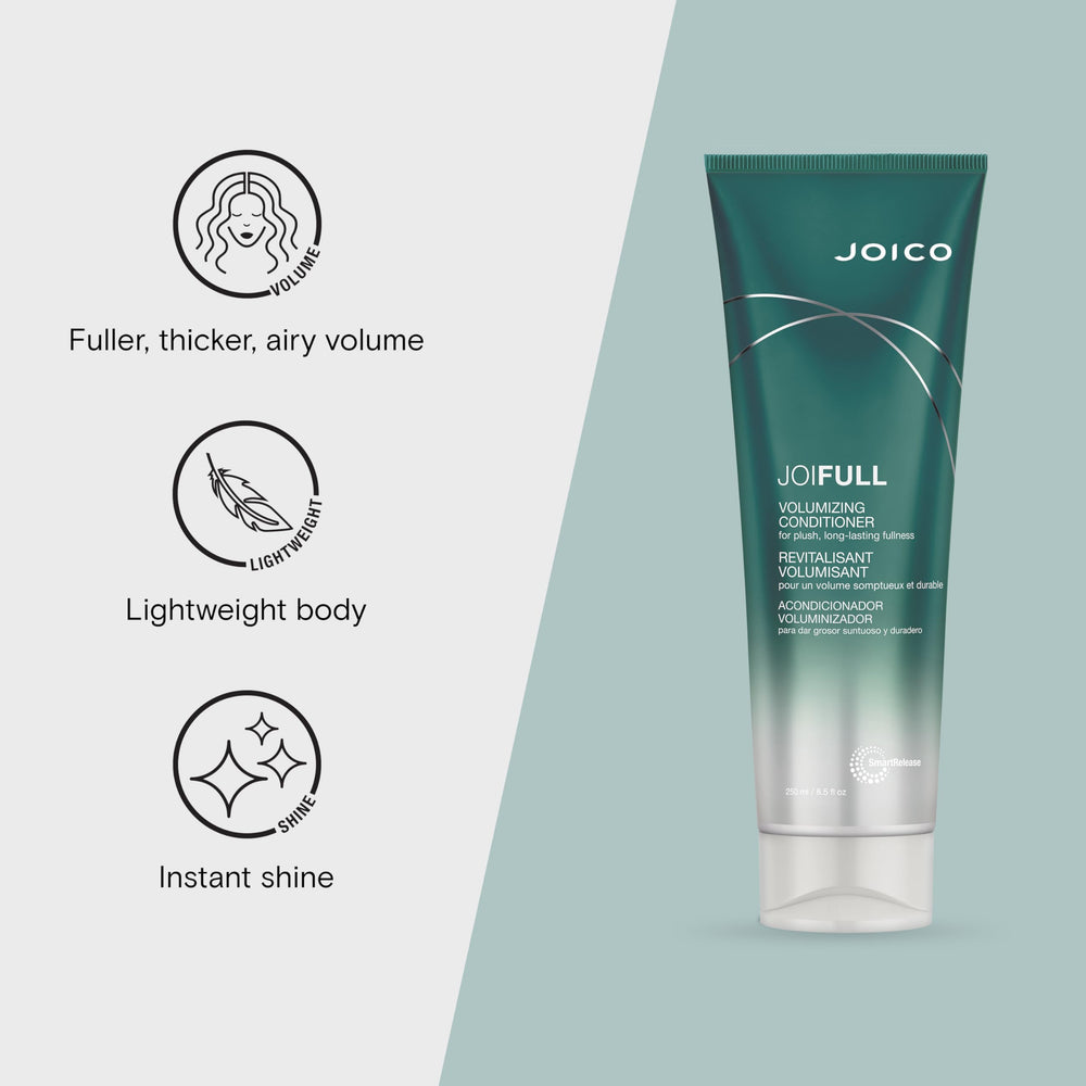250 ml light-volume conditioner bottle, creamy formula, botanical ingredients listed