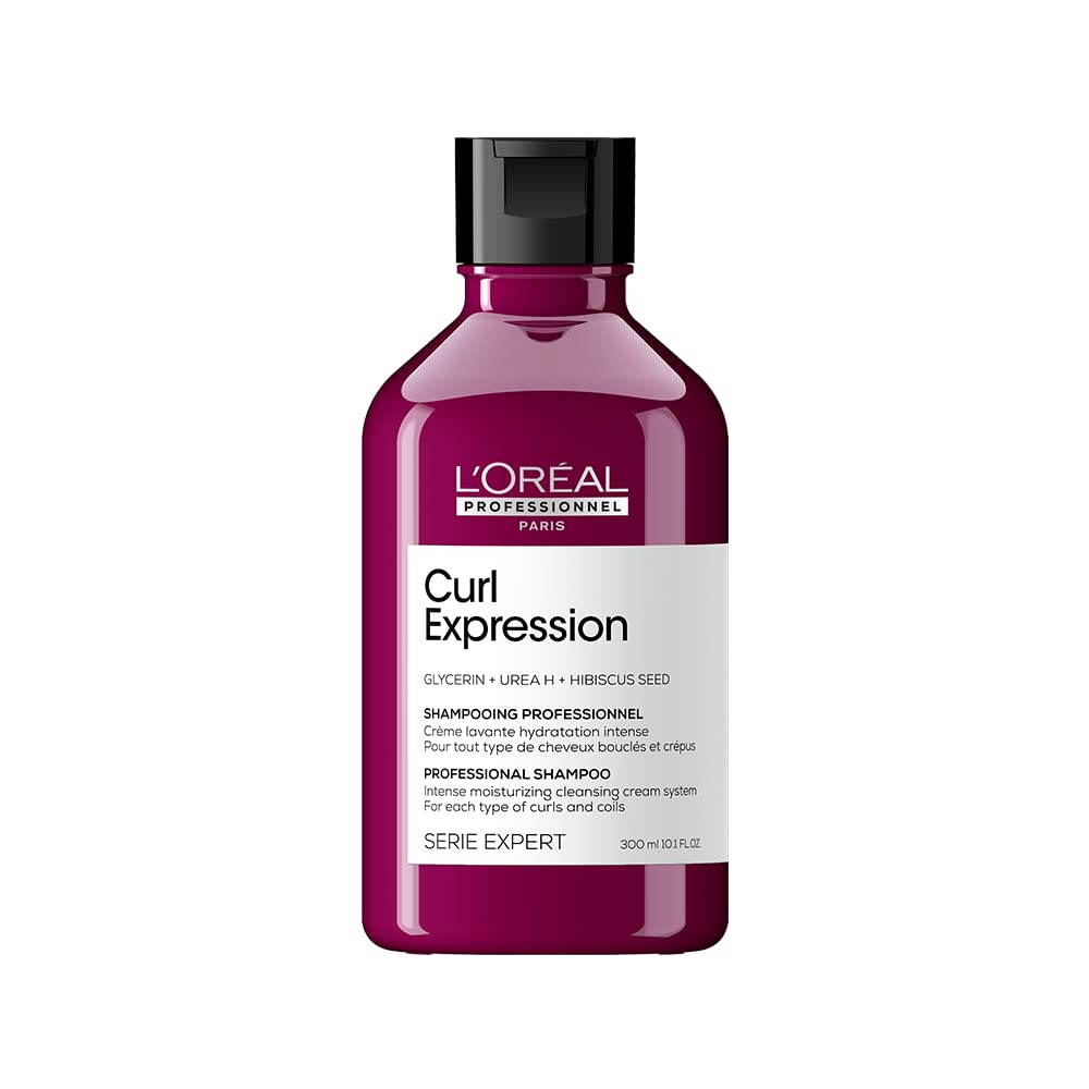 300 ml cream shampoo bottle for curly and wavy hair, hydrating, silicone-free
