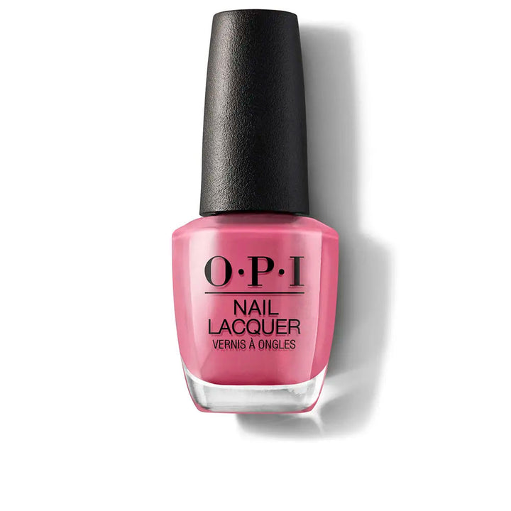 15 ml warm coral cream nail polish bottle with wide brush, Unisex