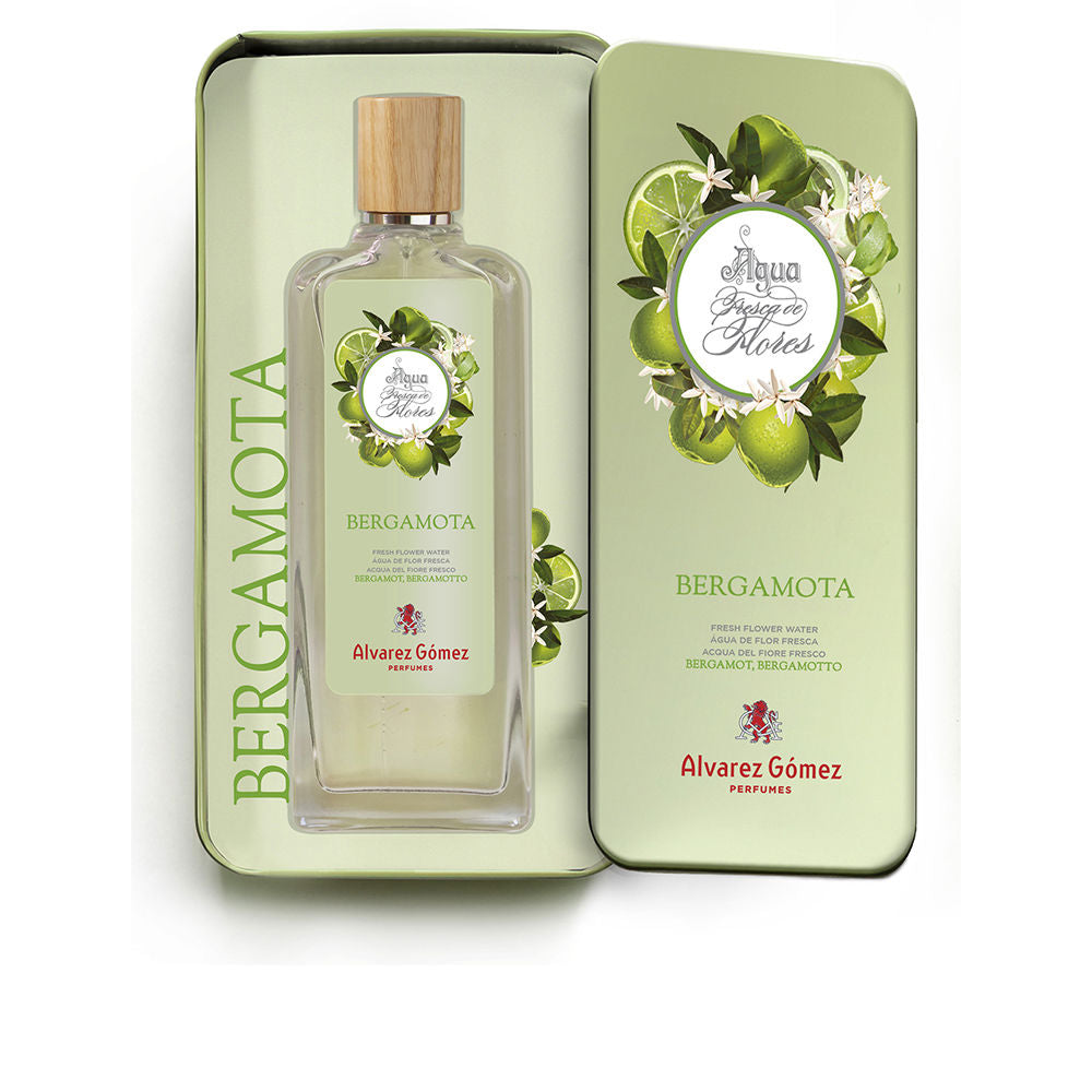 150 ml tin of bergamot floral eau de cologne, Unisex, citrus and sandalwood notes