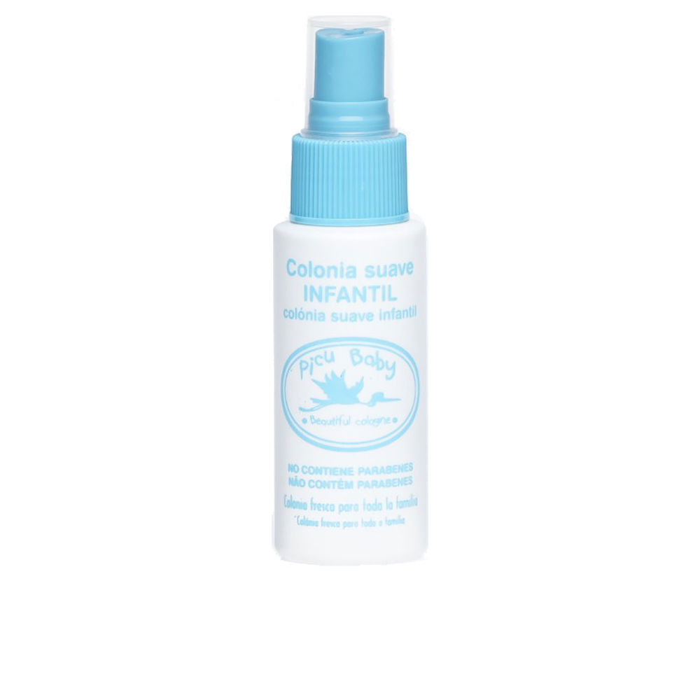 60 ml clear spray bottle of gentle citrus baby cologne, Unisex, glycerin formula