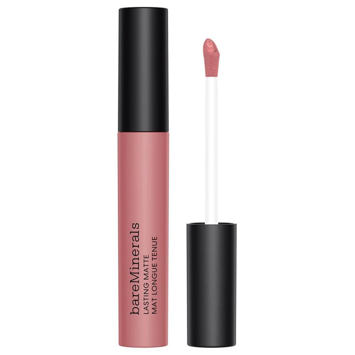 Slim 4 ml cream-to-matte lip colour in Influential shade, compact tube