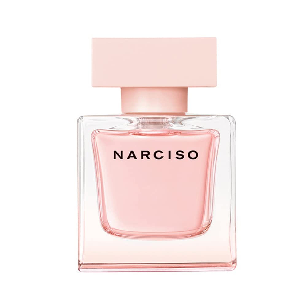 Nude rectangular bottle with black logo; 50 ml floral musk eau de parfum