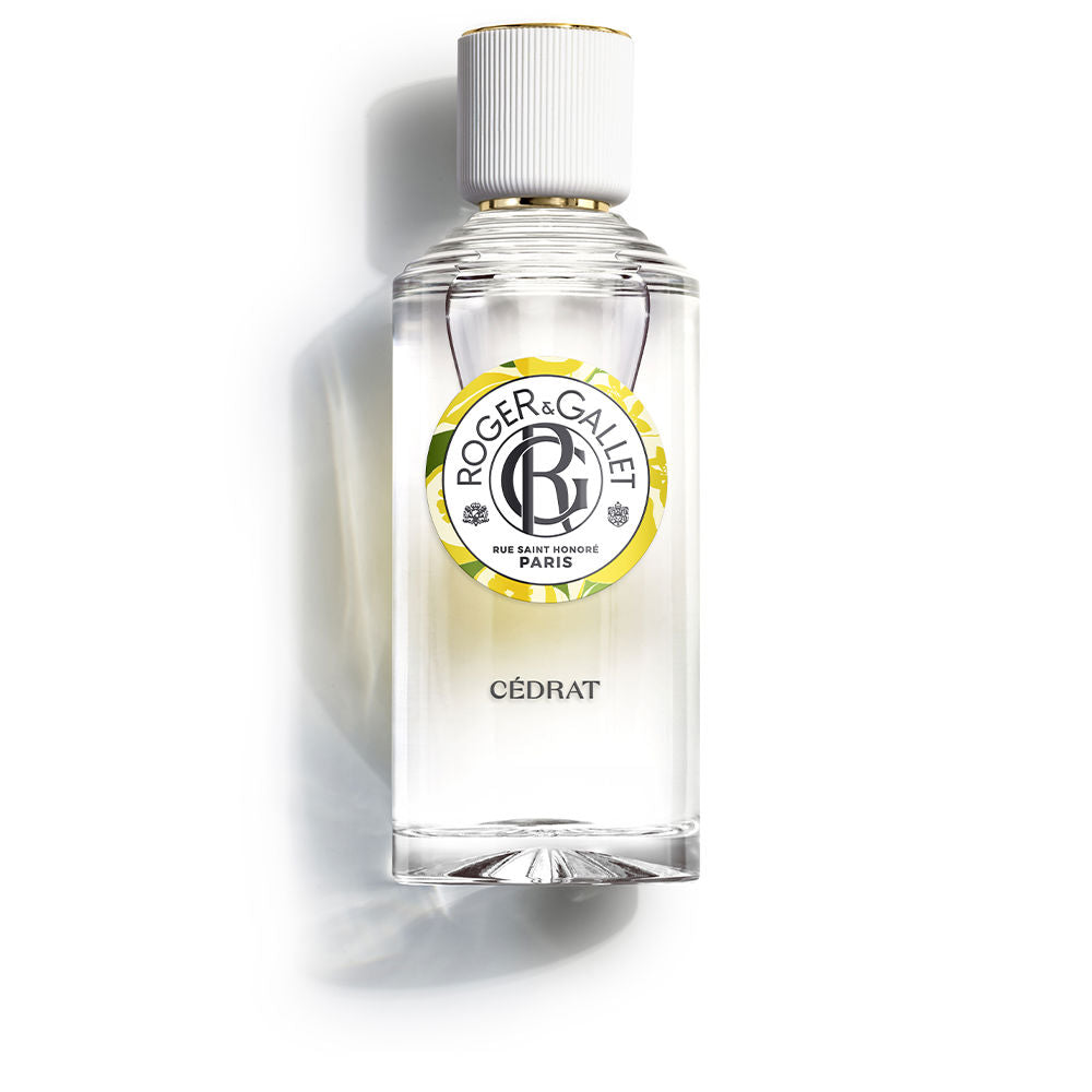 100 ml clear bottle of Citrus Cedar Eau de Parfum, Unisex, citrus and cedar notes