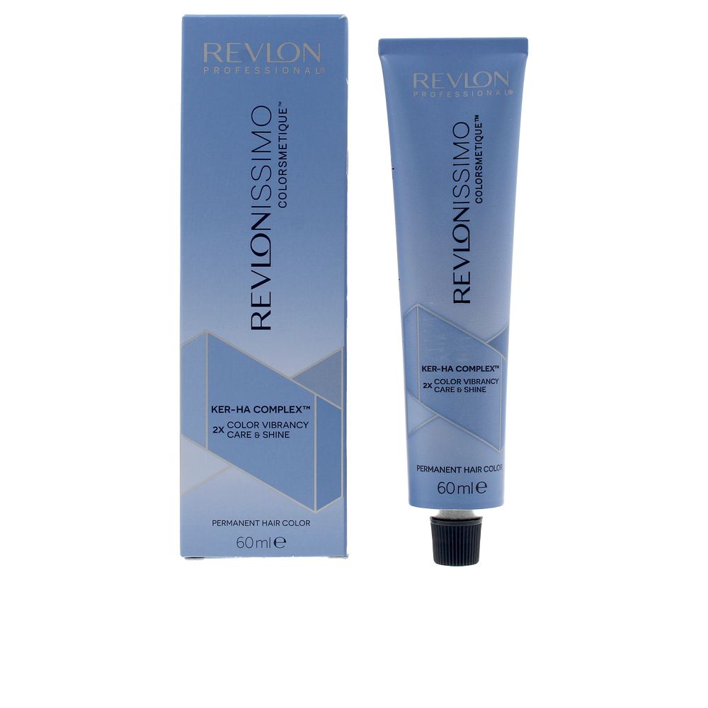 60 ml tube of pearly light brown permanent hair colour, enriched formula, Unisex