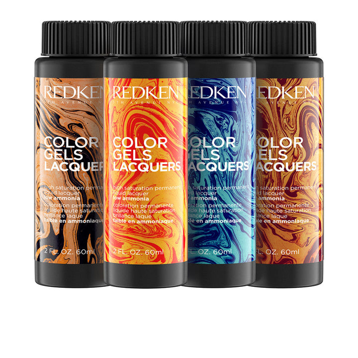 Three 60 ml tubes of cream permanent hair colour gel lacquer, shade 5NW Macchiato
