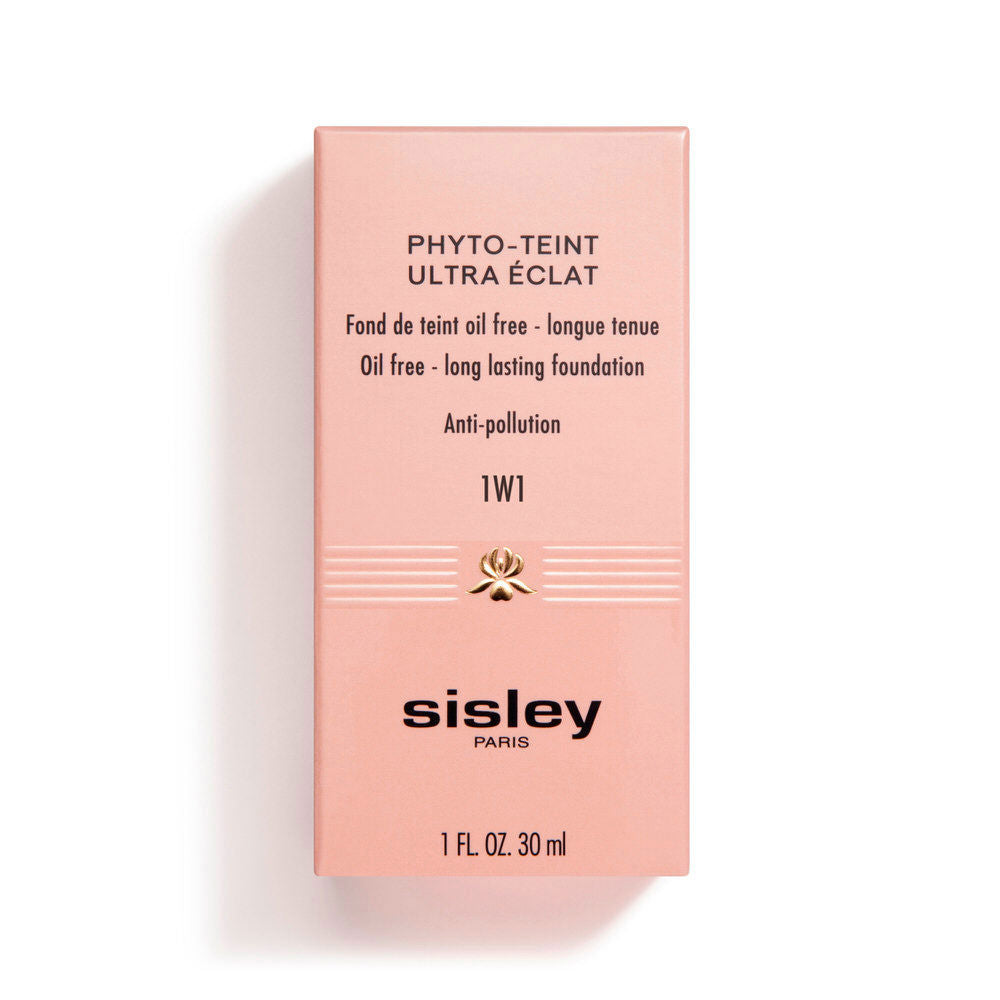 30 ml boxed foundation bottle, shade 1W1 Ecru, oil-free fluid