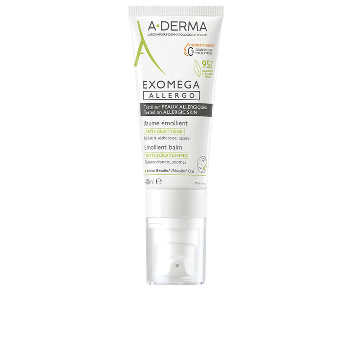 40 ml tube of Rhealba oat emollient balm for sensitive, atopy-prone skin