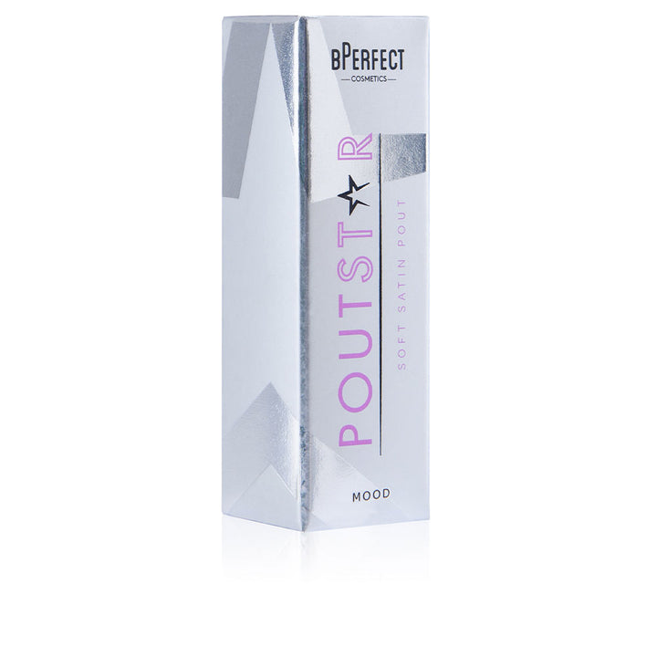 Satin cool-red lipstick bullet, 3.5 g, creamy satin finish
