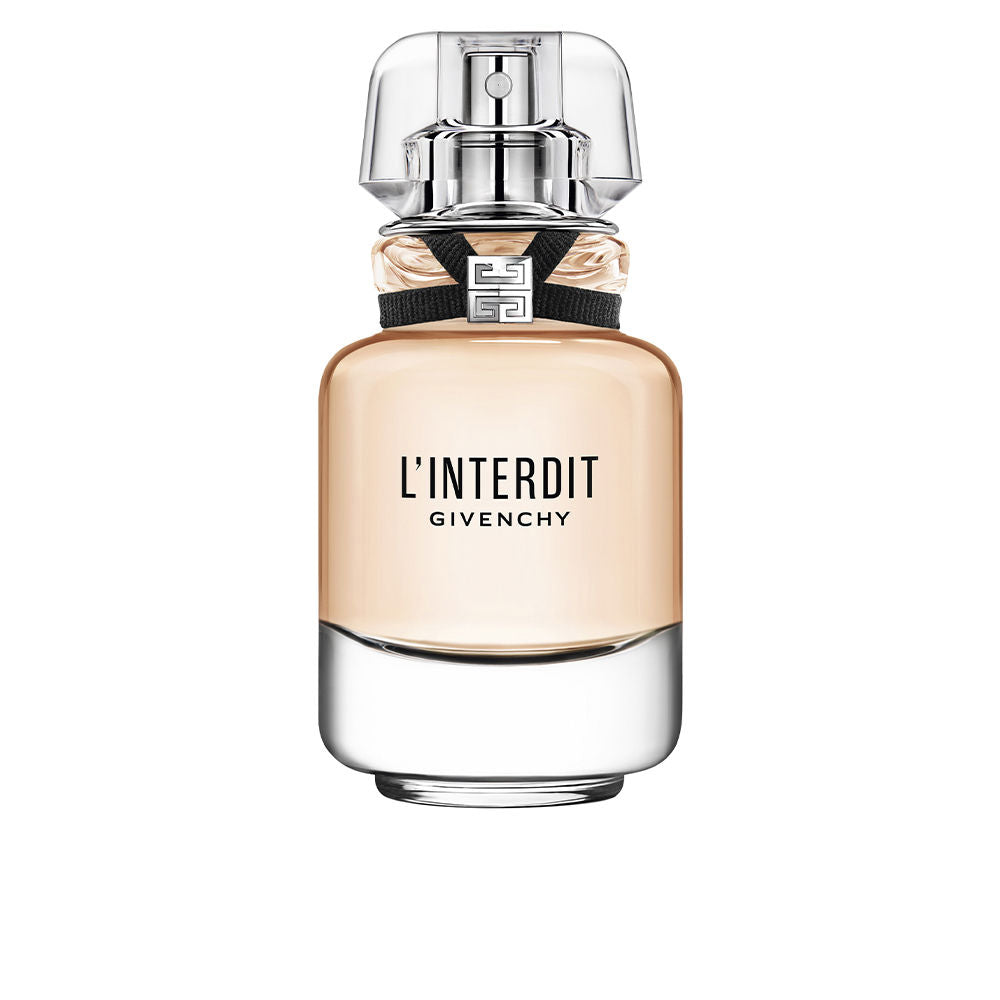 35 ml glass bottle Eau de Toilette with black ribbon and emblem