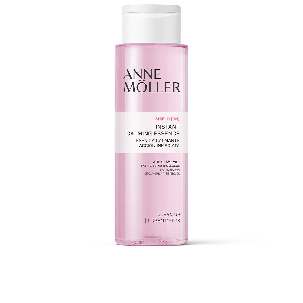400 ml clear essence bottle with chamomile and ginseng extracts, recycled packaging