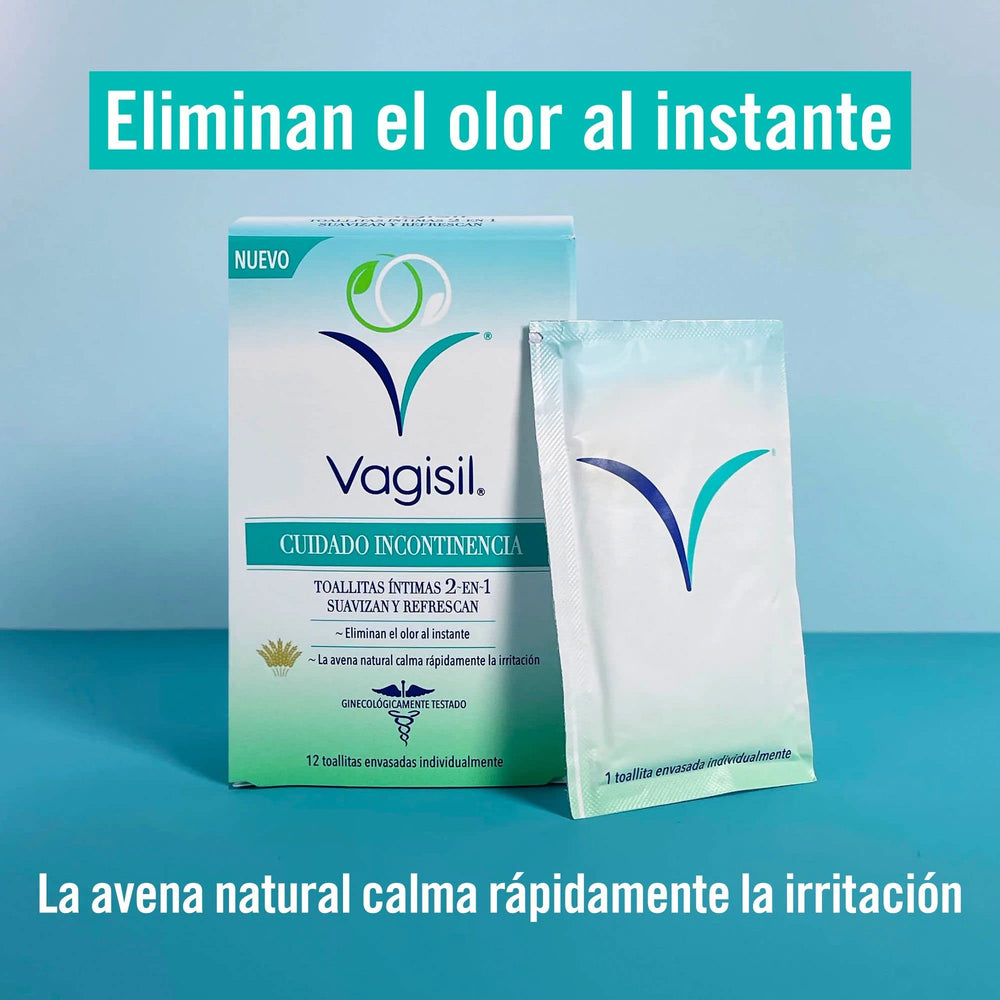 Pack of 12 intimate wipes, oat and chamomile, travel sachet