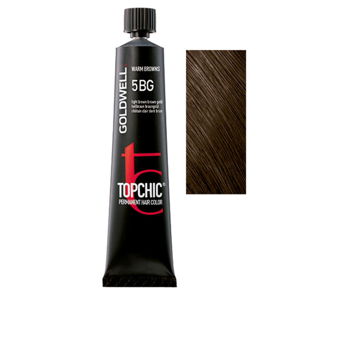 60 ml tube of 5BG natural brown permanent cream hair colour