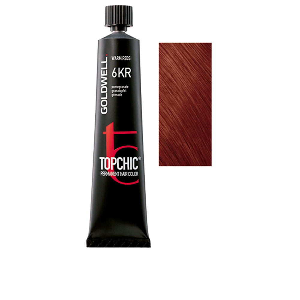 60 ml tube of permanent khaki-red hair colour for Women, labelled 6KR