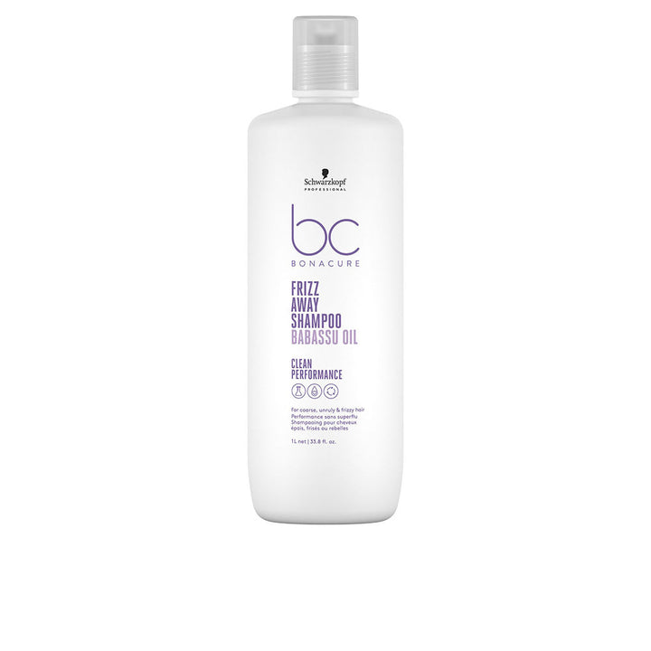 1,000 ml pale bottle of keratin micellar shampoo for Unisex frizz control