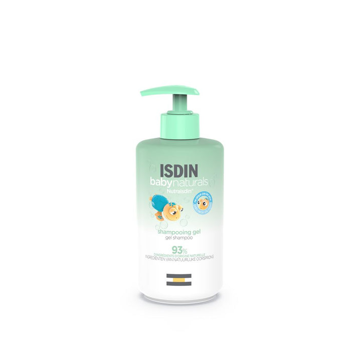 400 ml dispenser bottle of gentle baby shampoo gel, Unisex, 93% natural-origin
