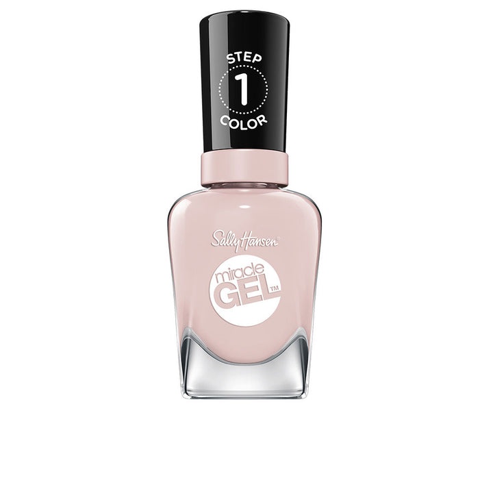 Cream pink two-step gel-effect nail polish, 14.7 ml bottle