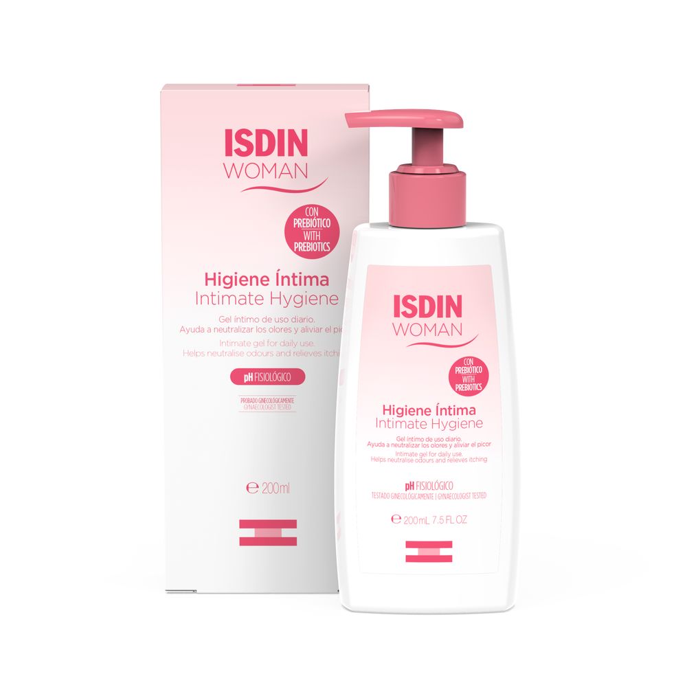 200 ml tube of lactic acid intimate hygiene gel for Women, low‑foam daily cleanser