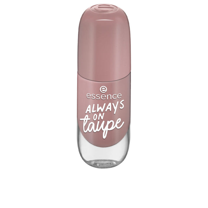 8 ml taupe gel-finish nail polish bottle with large brush, Unisex