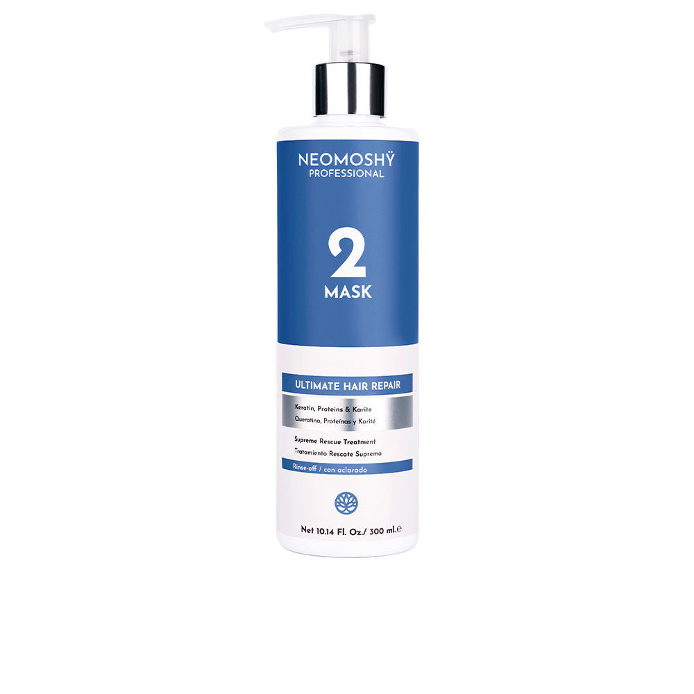 300 ml jar of restorative protein hair mask with shea butter, tube-style label