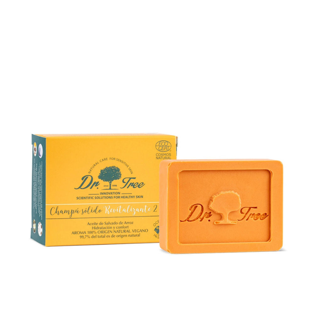 Compact 75 g solid shampoo bar in earthy cocoa shade, Unisex 2-in-1