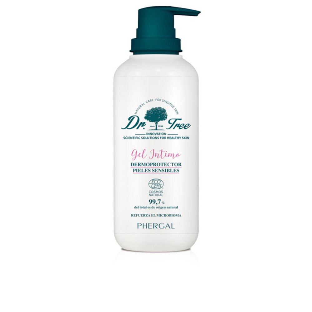 200 ml tube of prebiotic intimate gel, clear plant-based gel visible