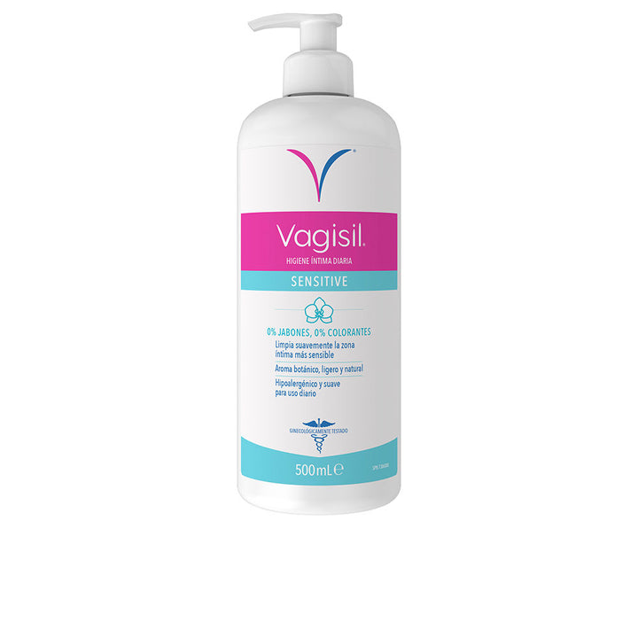 500 ml clear gel bottle for Women, gentle geranium scented intimate wash
