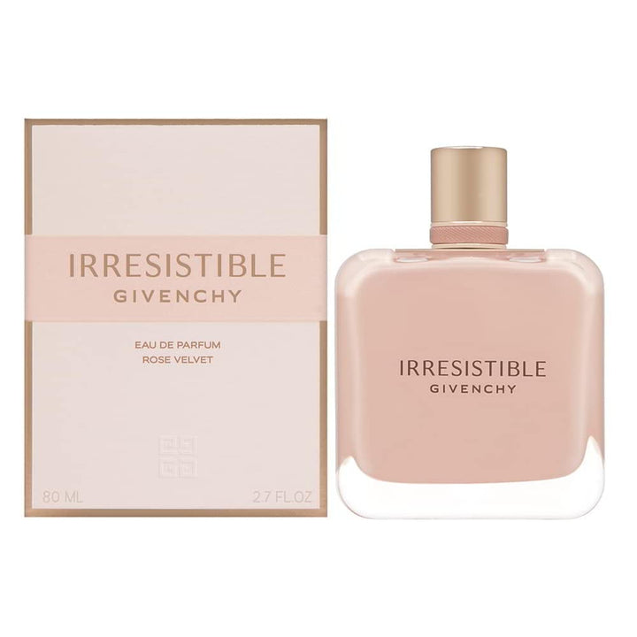 80 ml pink-hued Rose Velvet Eau de Parfum bottle, floral-chypre scent