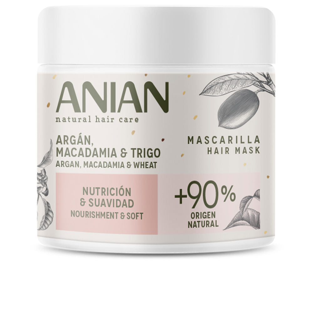 350 ml creamy hair mask tub, argan and macadamia treatment for dry hair