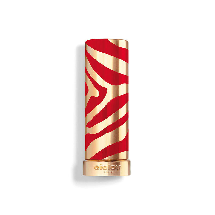 Satin lipstick in red zebra-striped case, 3.4 g, Unisex