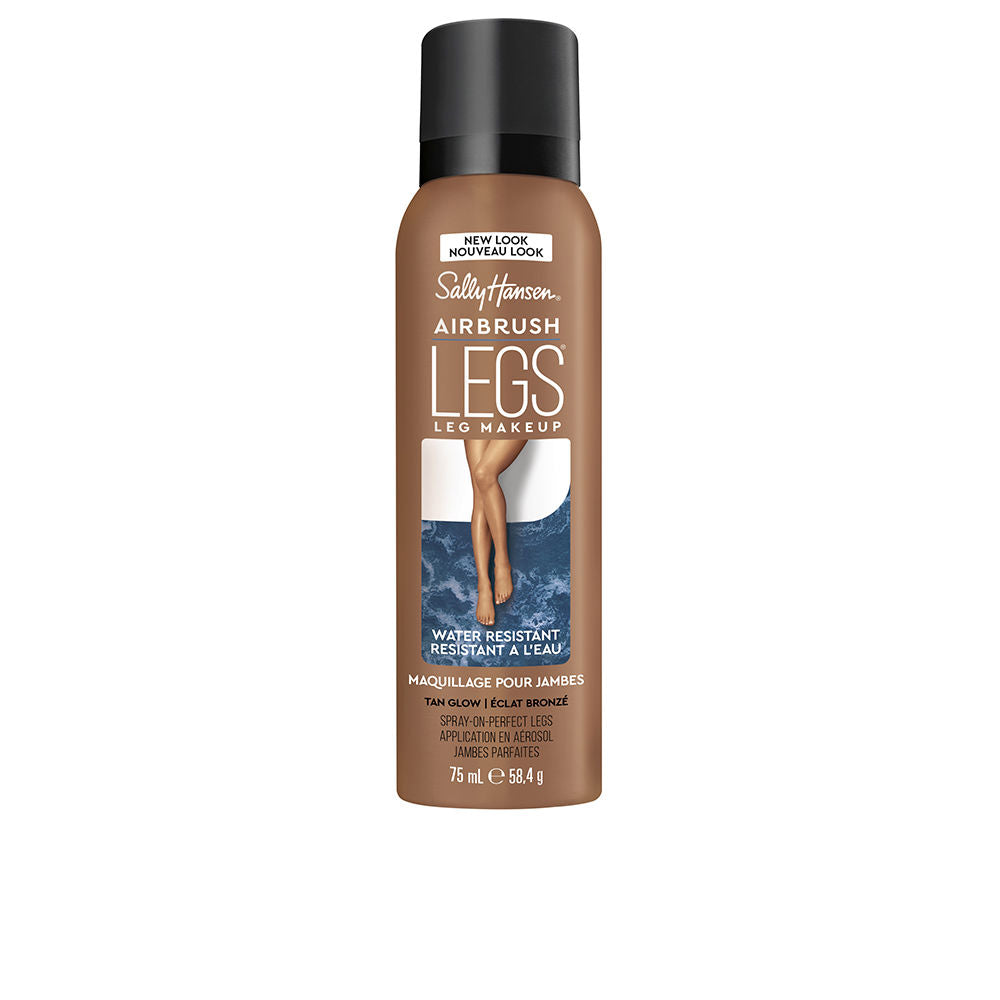 Tinted airbrush leg spray bottle, 75 ml, shade 03‑Tan, water‑resistant finish