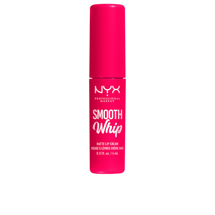 4 ml pink matte lip cream tube with doe-foot applicator, cocoa-shea enriched