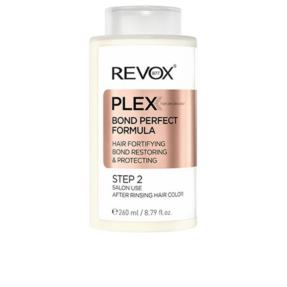 260 ml tube of salon restorative plex cream, step 2 for chemically treated hair