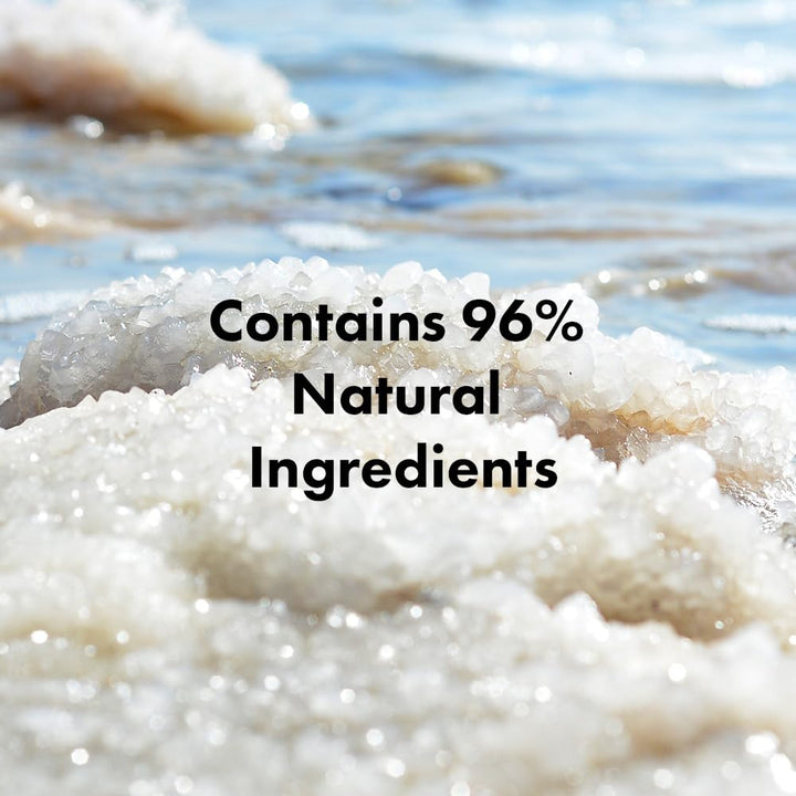 50 ml clarifying rosemary scalp cleanser in a pump bottle, botanical ingredient callouts