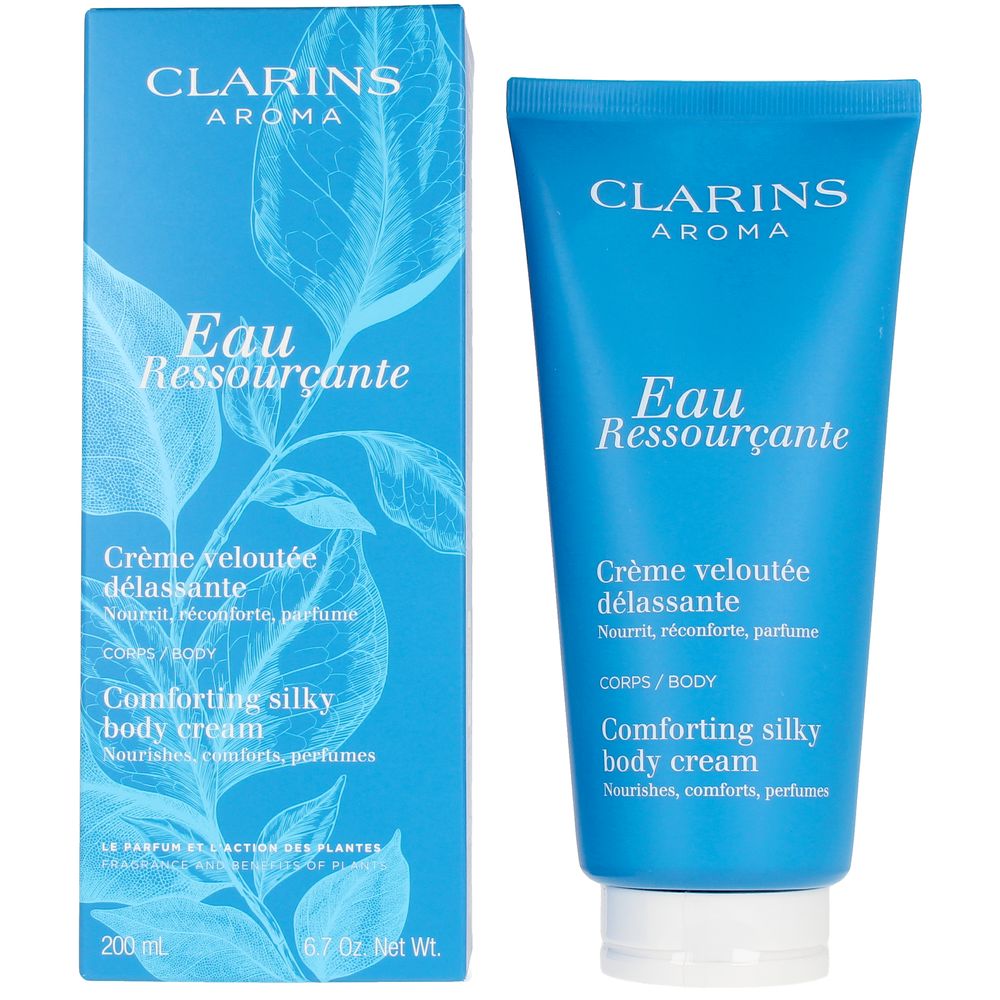 200 ml tube of Eau Ressourçante hydrating body cream with subtle fragrance
