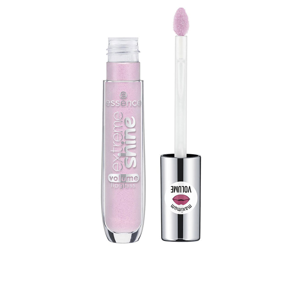 Small 5 ml glossy lip gloss in sheer red with recycled-plastic cap