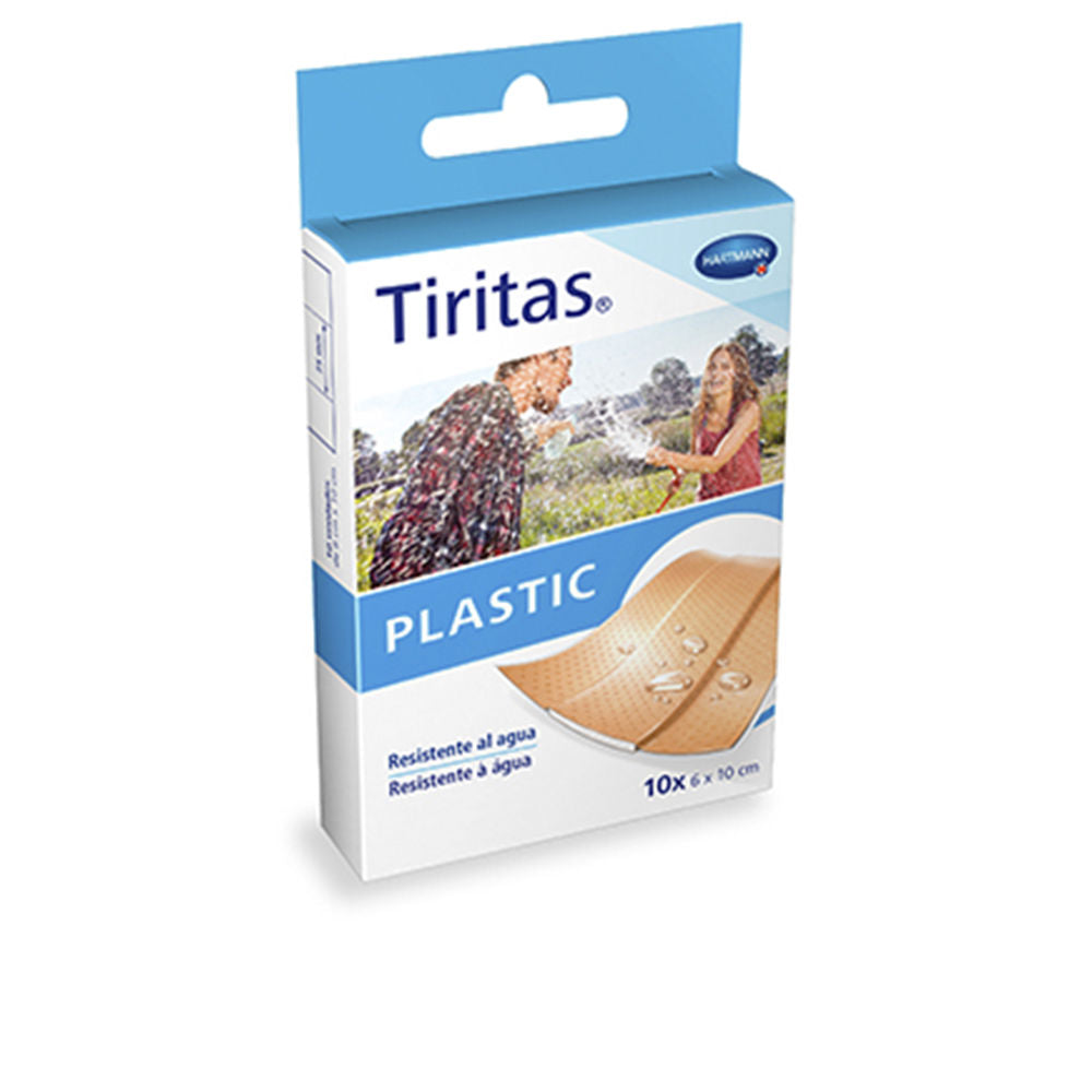 Pack of 10 flexible fabric adhesive plasters for Unisex first aid