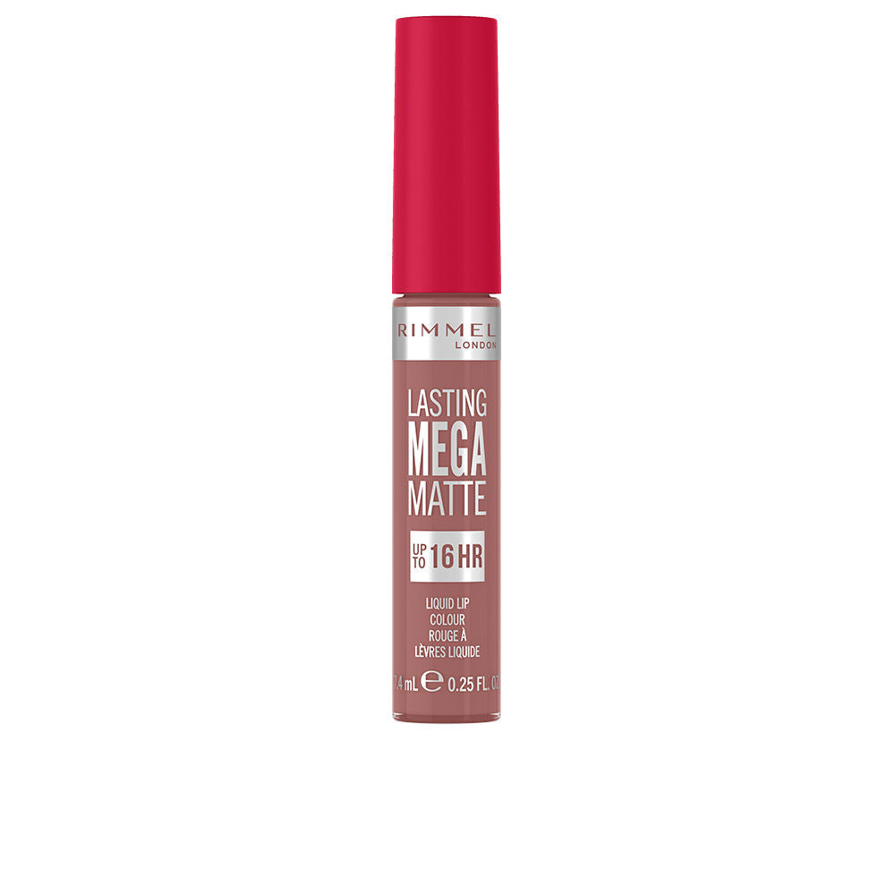 Slim matte lipstick tube with applicator, coconut oil and neutral pink shade, 7.4 ml